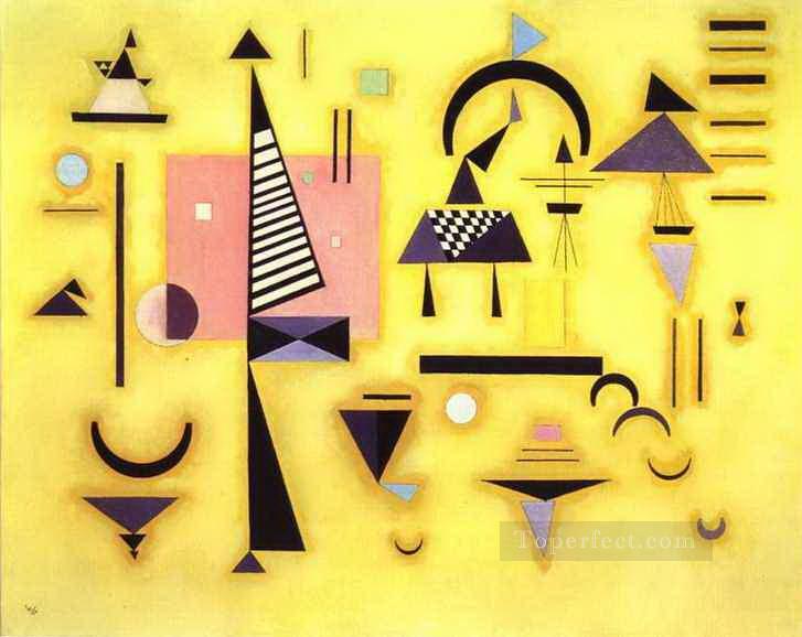 Decisive Pink Wassily Kandinsky Oil Paintings